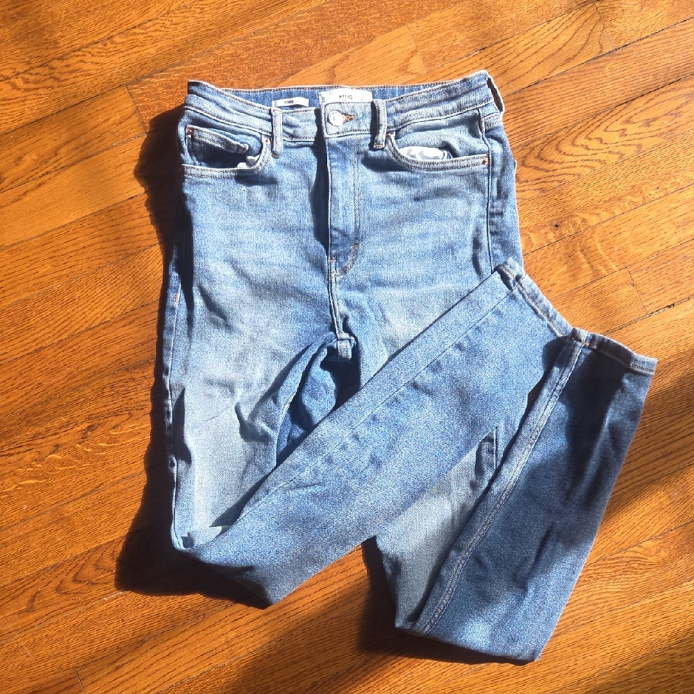 Mango Light Blue Skinny Jeans